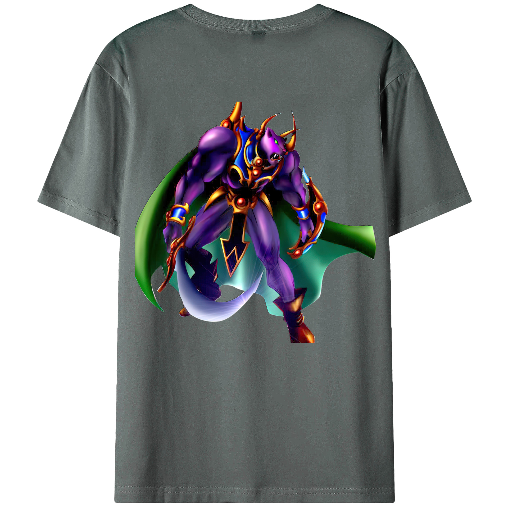 （画像用） 遊☆戯☆王 Yu-Gi-Oh! 綿100％半袖Tシャツ（背面プリント）